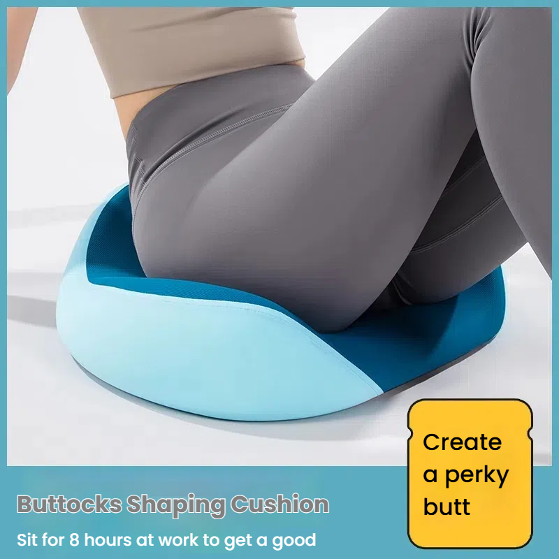 Ultra-Comfort Memory Foam Seat Cushion for Home/Office/Car - Ergonomic ass Pain Relief, Breathable & Washable Cover, Portable