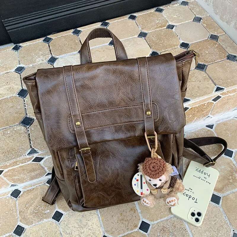 Designer Bag 2025 College Style Retro College Student Class Backpack Mailman Bag Luxury Bag