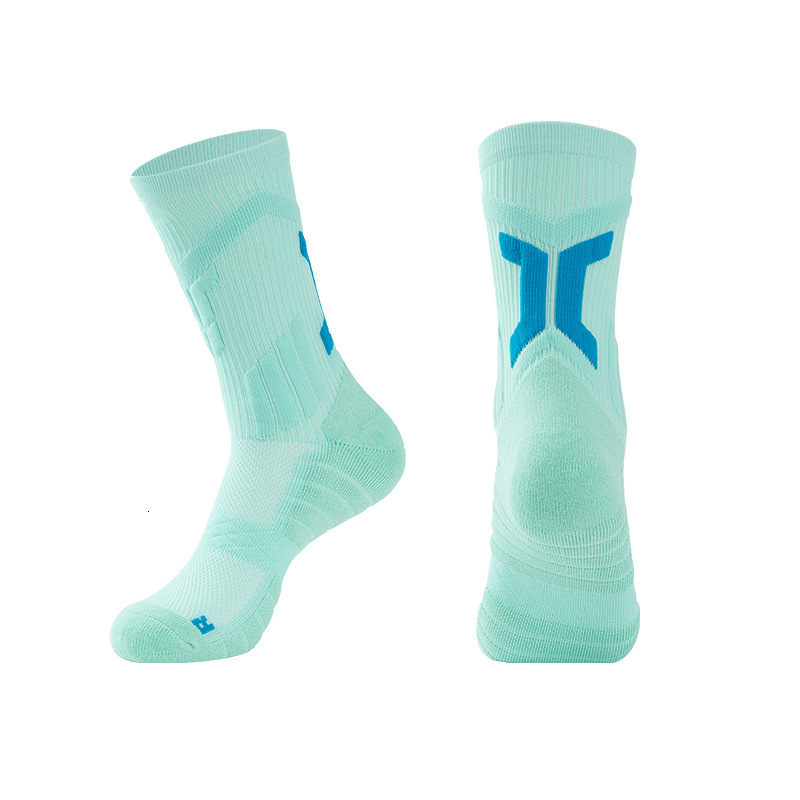 Professional basketball socks with thick towel bottom, breathable for all seasons, outdoor running, football, leisure, couple, mid tube socks, order
