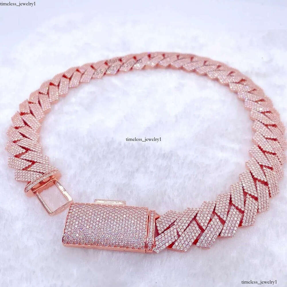 necklaces designer jewelry necklace cuban link Horizon Iced Out Pass Diamond Tester vvs Moissanite Jewelry Necklace chains for men moissanite chain gi