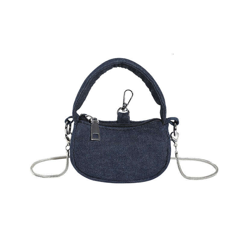 Women's Mini 2025 new headphone Creative denim handbag Super small women's crossbody bag
