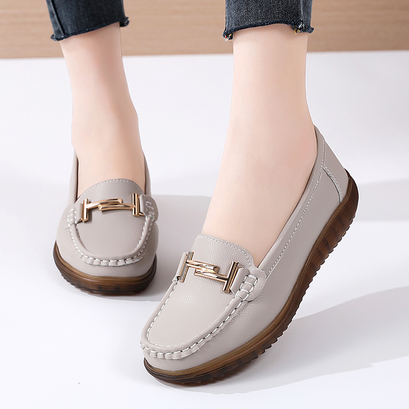 New Spring Single Stylish And Versatile Mom For Women Non Slip One Foot Casual Women S Shoes Ddmysaturn