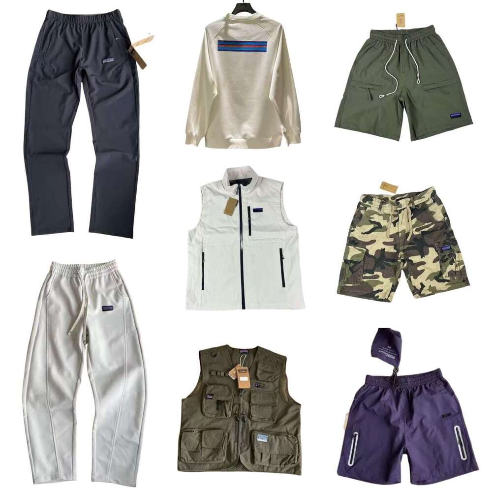 patagnia Men Pants Designer Shorts T Shirt Fashion Jacket Pullover Cotton Letter vest Sportswear Designer Sportswear Jacket Mens Jogging Pants 5f