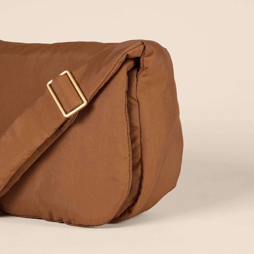 Women's nylon crossbody flip cover bag
