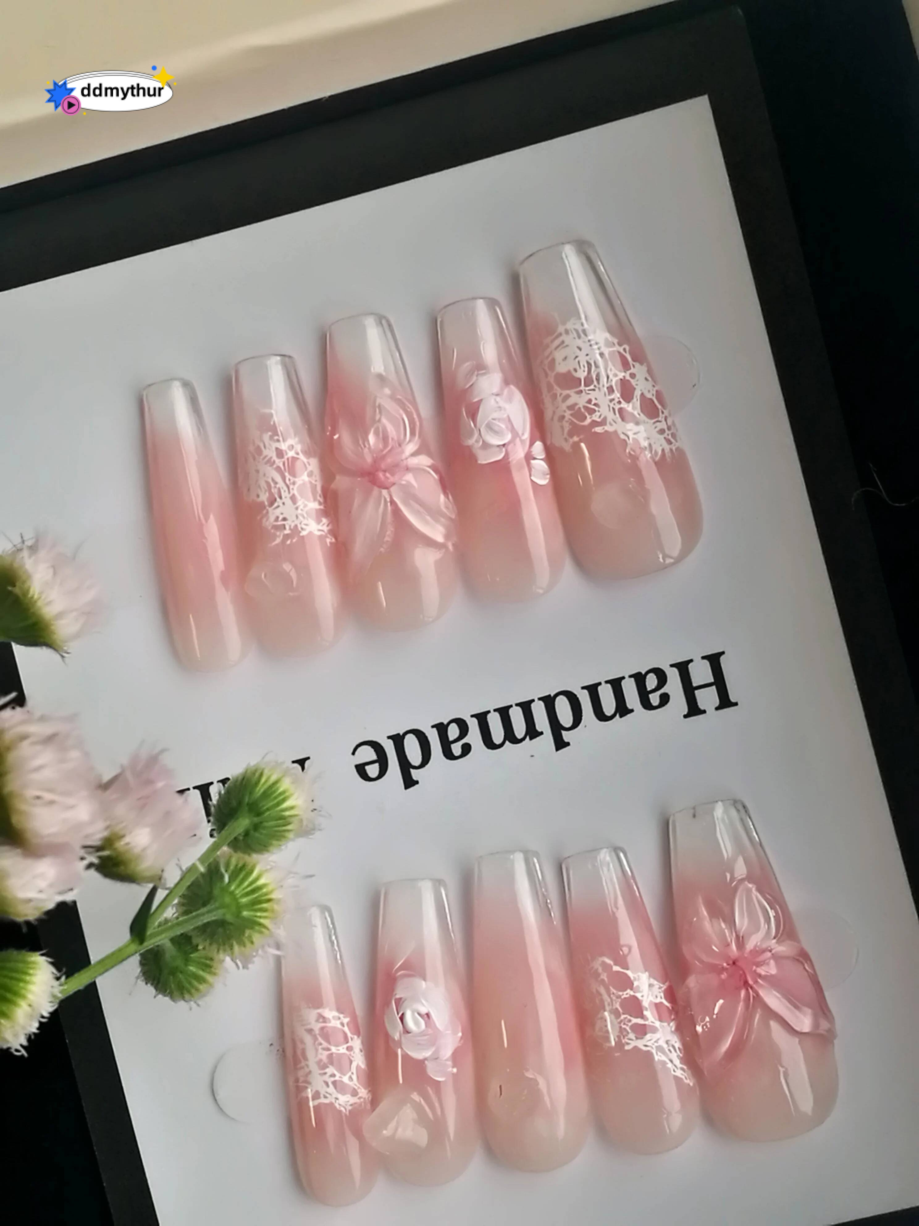Finger Pink Love Fashionable Manicure 3.0 Styles ddmythur
