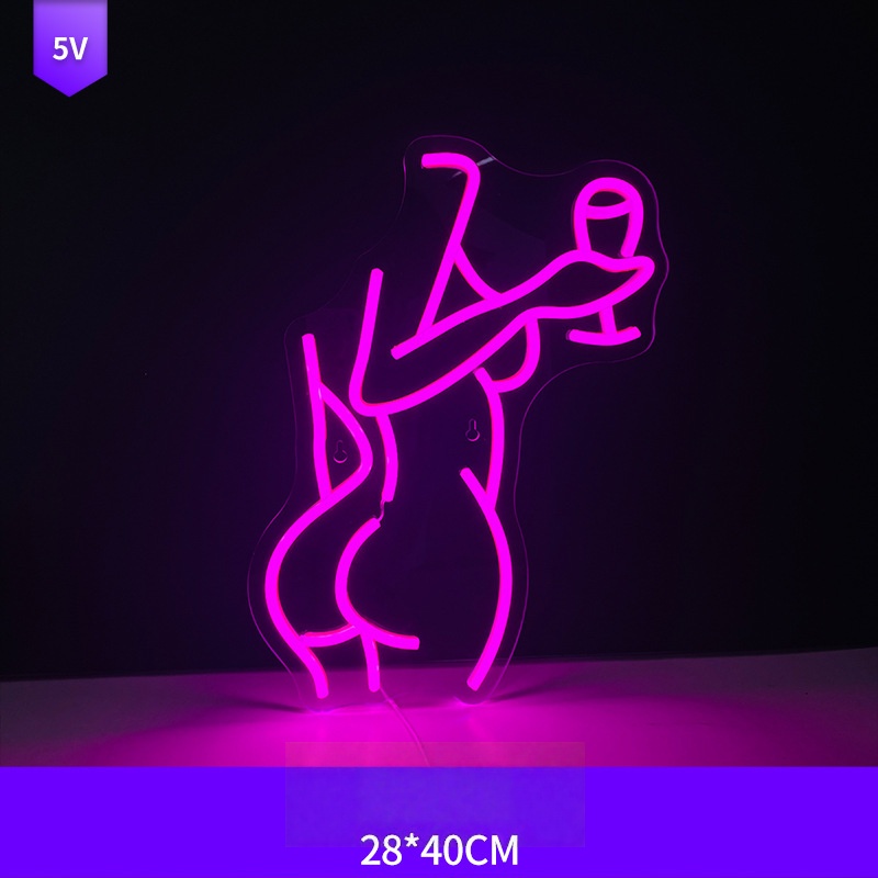 DC5V USB Operated LED Neon Light Sign Cat Animal Decorative Lights for Home Wall Party Wedding Birthday Kids Girls Room