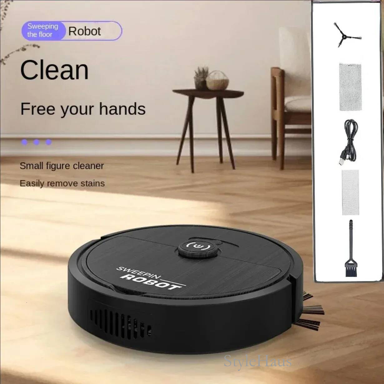 Three in one agent vacuum cleaner cleaning hine household appliances kitchen robot electric floor mop 240510
