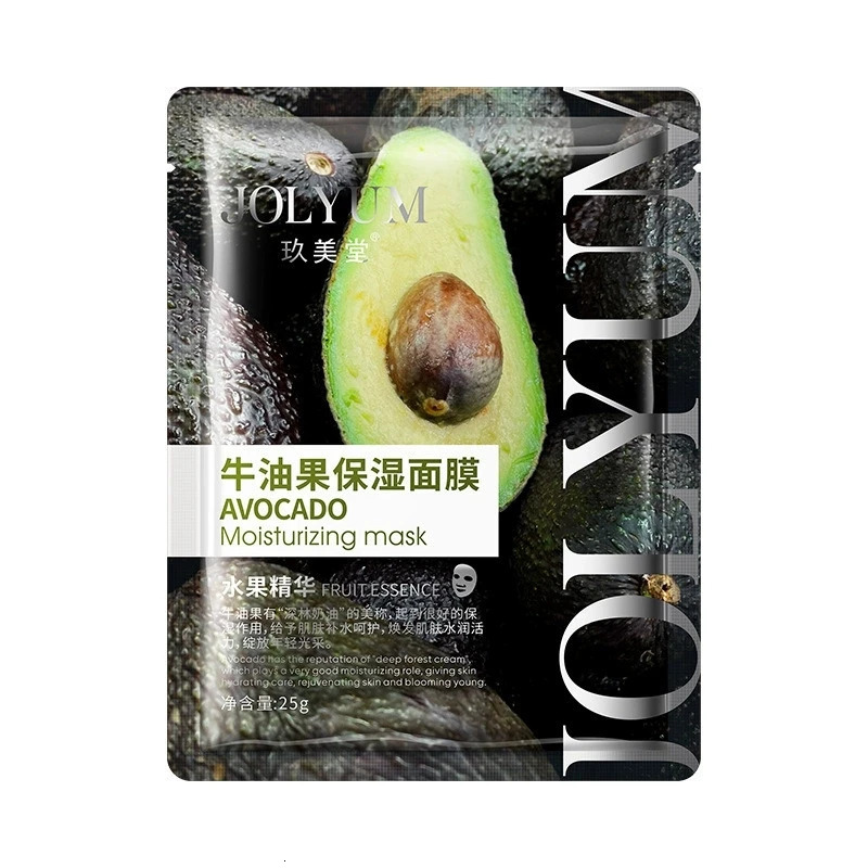 6pcs Fruit Face Mask skincare Hydrating Facial Masks Face Sheet Mask Skin Care Products 250430