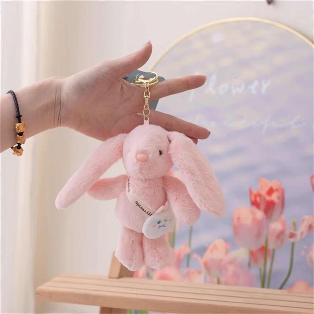 Rabbit Wholesale Key Chain Couple Doll Satchel Cartoon Plush Toy Pendant