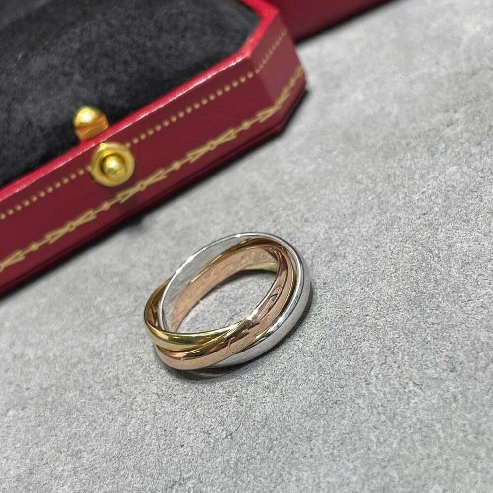 High Version Kajia Classic Edition Rings Colors Personality Fashion Unisex Couple Same Style Three Circles Round Ring