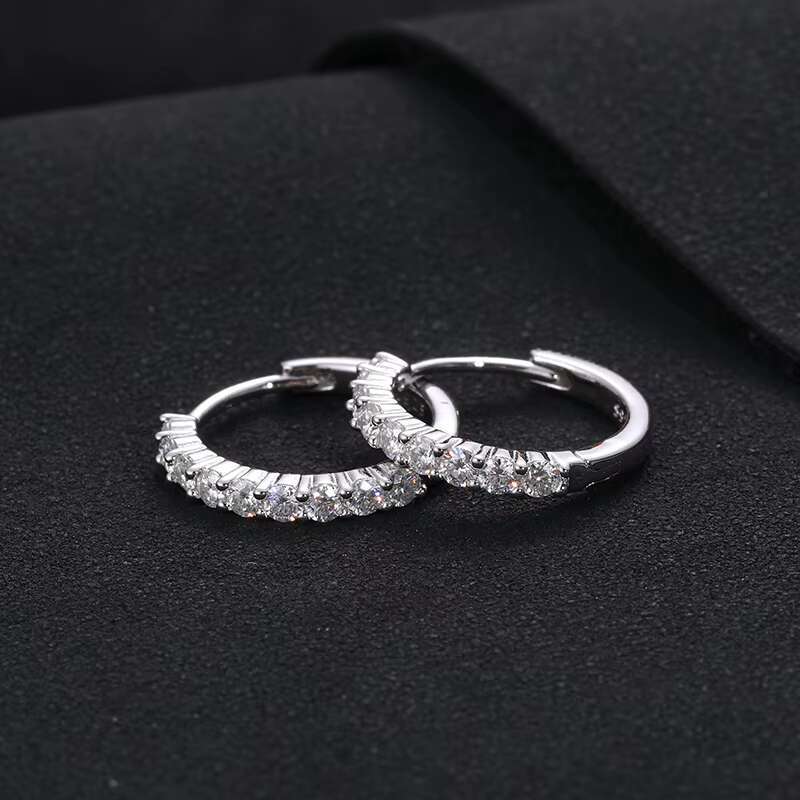 Charming Mini 925 Sterling Silver Earrings 2mm 3mm 4mm Options With Delicate Gold Plating Weddings and Fine Jewelry