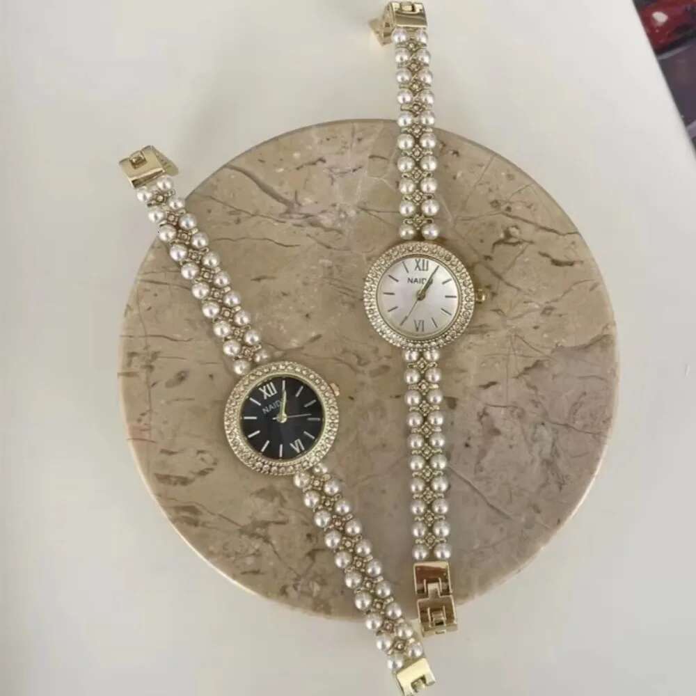 Pearl Studded Strap Women Ladies Gift Bracelet Watch Fashion Quartz Wristwatches Dropshipping Relojes Para Mujer