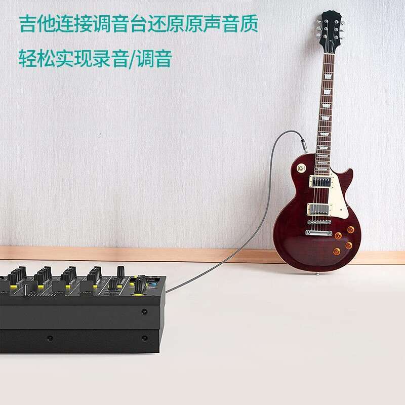 6.5mm Audio Microphone Instrument Tuning Electric Box Bass Speaker 6.35mm Guitar Cable Stereo