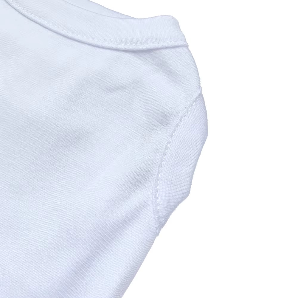 Dog Shirt Vest Soft Lightweight Puppy Tshirt Imitating Trends Printed Design Dog Apparel Summer Sleeveless Yorkie Chihuahua Clothes for Small Dogs Gir