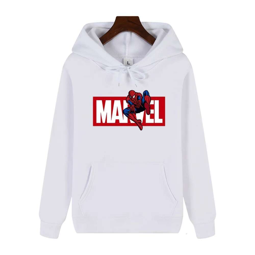 Autumn and spring comfortable soft thickened Spider-Man printed men's high quality casual fashion warm street hoodie fashion clothing women