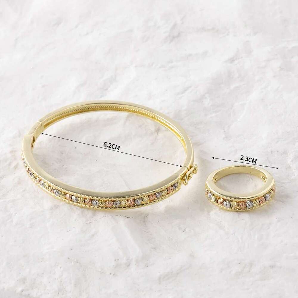 LUIZADA Copper Metal Beads Cross Bangle For Women Fashion Jewelry Delicate Multicolor Exquisite Holiday Gift