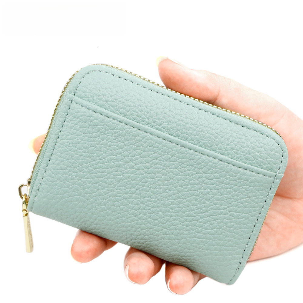 Designer Wallet Hot Selling Lychee Patterned Women S Coin Purse Large Capacity Bag Card Holder Organ Bag Luxury Wallet Key Pouch
