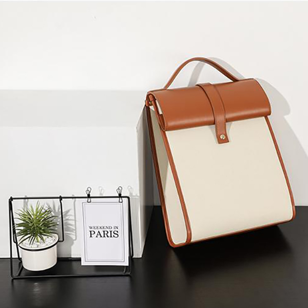Small niche design women's backpack computer commuting women's backpack leather new fashionable casual waterproof backpack