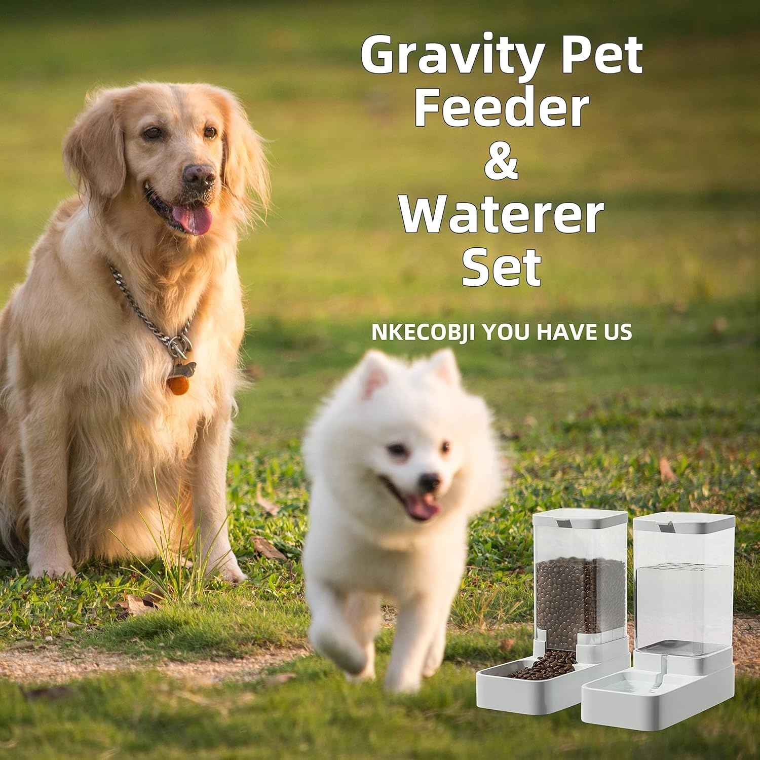 Summer Plastic Transparent Large Capacity Automatic Pet Feeding Tools, 1/2pcs Pet Food Feeder & Water Dispenser, Dog&Cat Feeding Supplies for Home Use