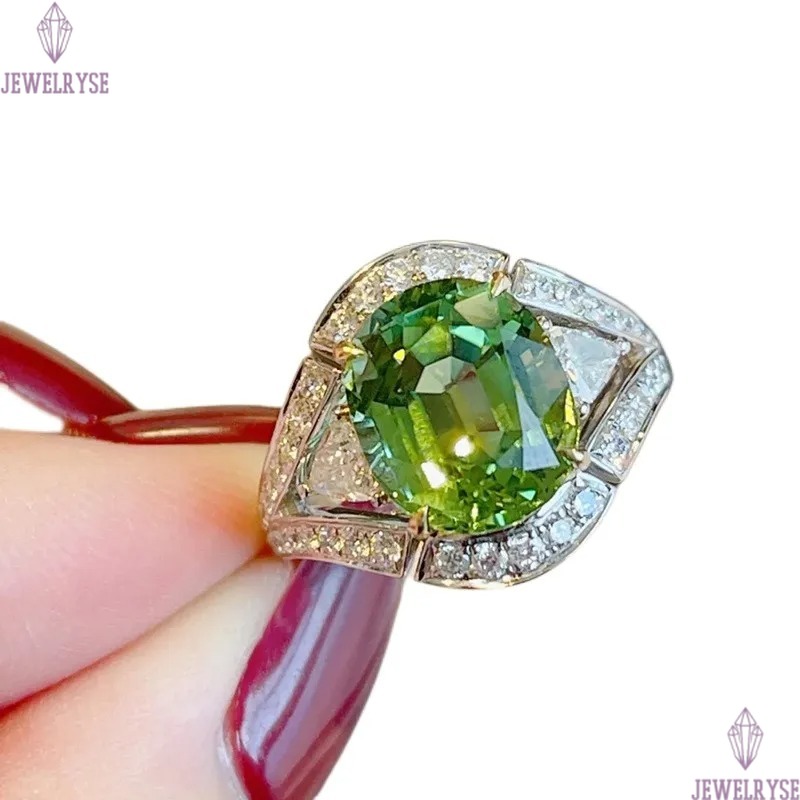 2023 Ins Top Sell Wedding Rings Luxury Jewelry 925 Sterling Silver Oval Cut Emerlad CZ Diamond Zircon Party Women Engagement Eternity Open Adjustable 