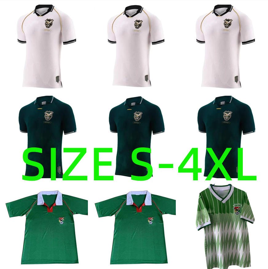 2025 2026 BOLIVIA Soccer Jerseys 1994 1995 Retro Sport Club retro Mens classic #10 ETCHEVERRY home away 93 94 95 25 26 manches courtes cru Vintage football shirts