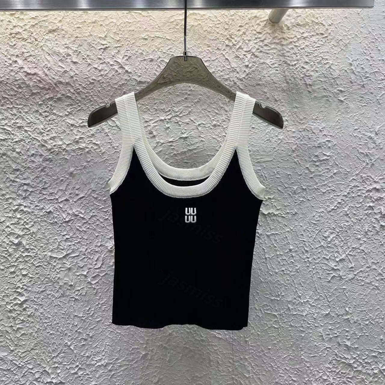 Luxury Womens Tank Tops Designer Tanks Women Summer Sleeveless Short Tee Woman Brand Embroidery Teeshirts Tshirts -8 Lady Backless Clothing Tops DZD2504301