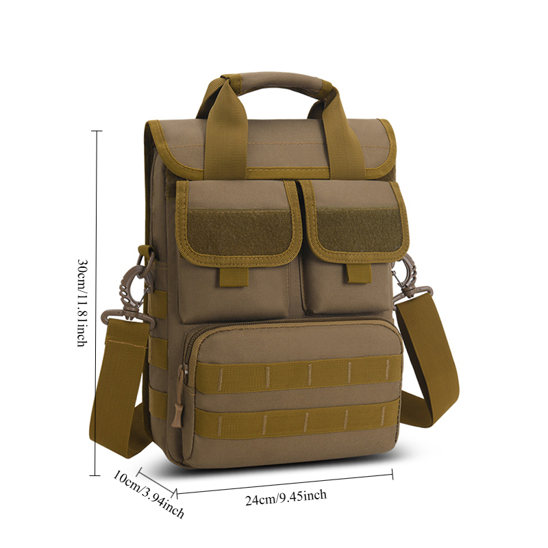 tactical messenger bag men molle sling pack briefcase gear handbags utility carry satchel 918