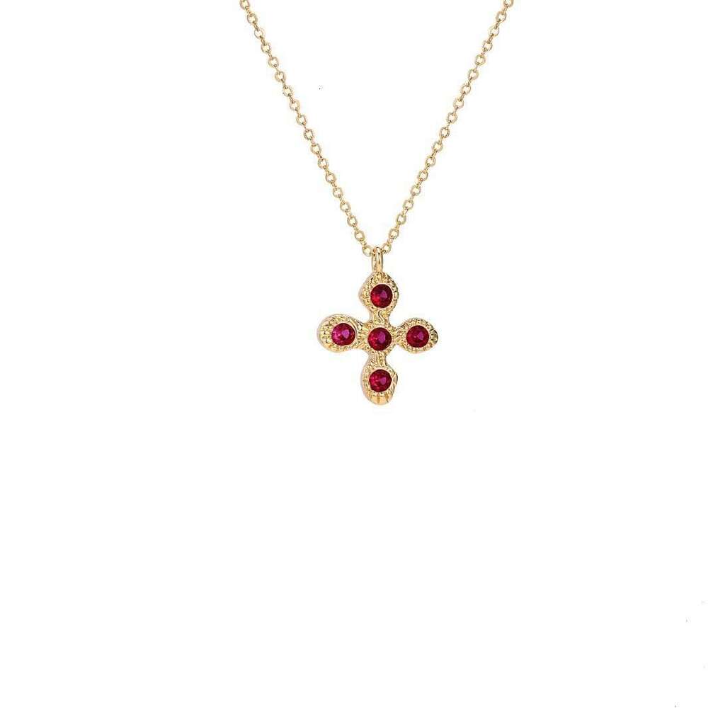 Designer jewelry for women Luxury necklace New Cross Vampire Halloween Pendant Necklace Clear High Praise Pendant Clavicle Mother's Day gift dail