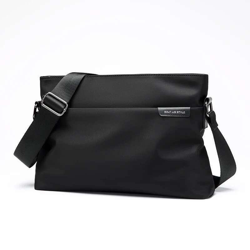 GOLF Men's Crossbody Waterproof Nylon Cross Man Black Messenger Bags Business Shoulder Bag for iPad Tablet High Quality