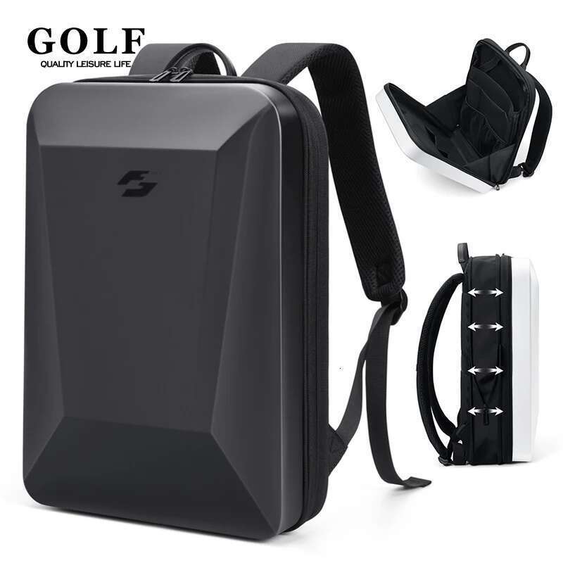 GOLF Laptop Hardshell Slim Men Business Backpack Designer Fashion 16 Inch Expandable Waterproof New Back Packs Bag 2025