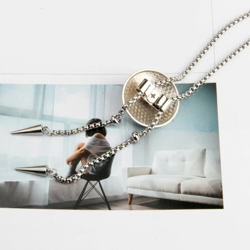 Round Bolo Tie Necklace Metal Bolas Tie Necktie Vintage Bolo Tie Jewelry DXAA 250430