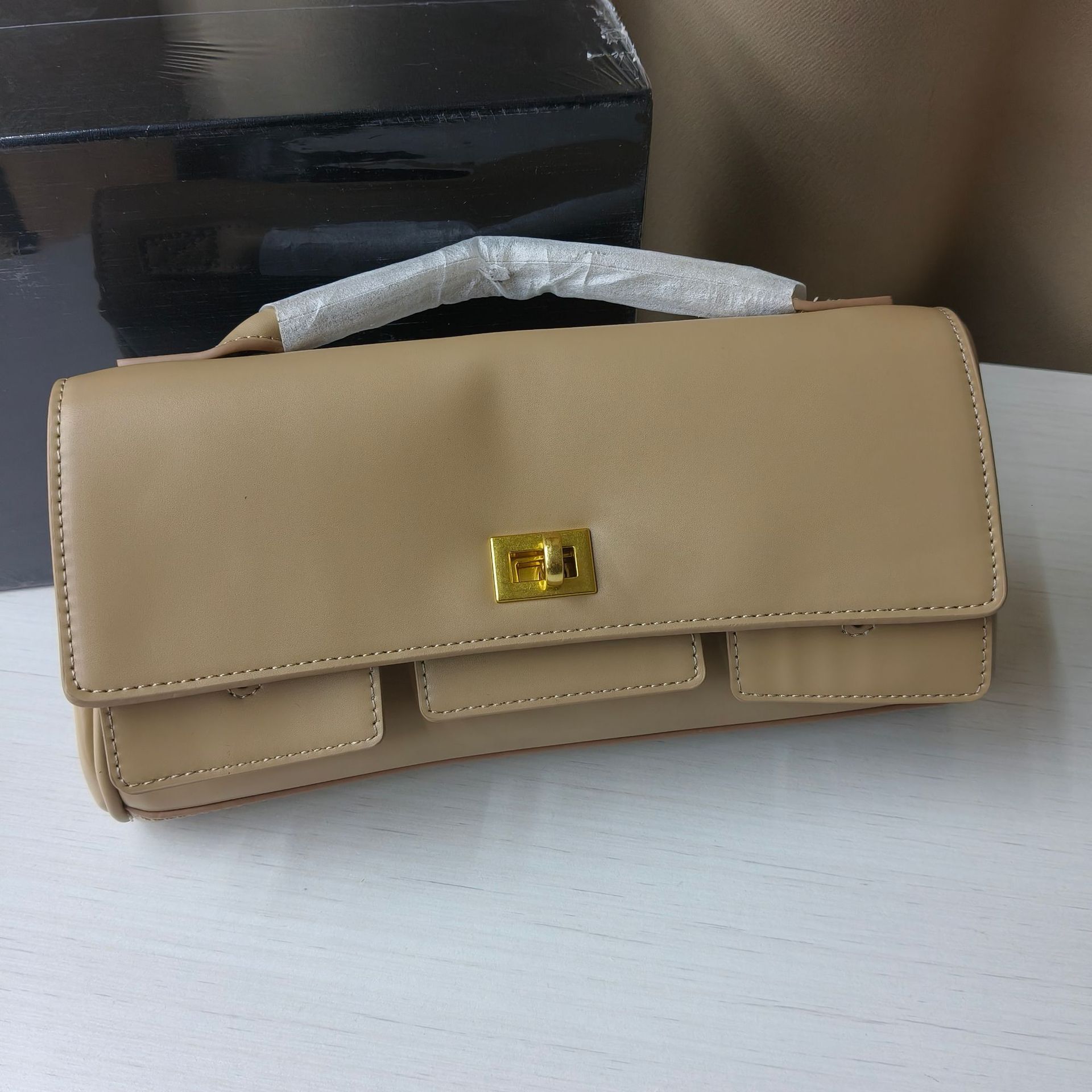 designer bag Handbag female office worker fashionable temperament handbag simple texture shoulder bag Wallet storage bag