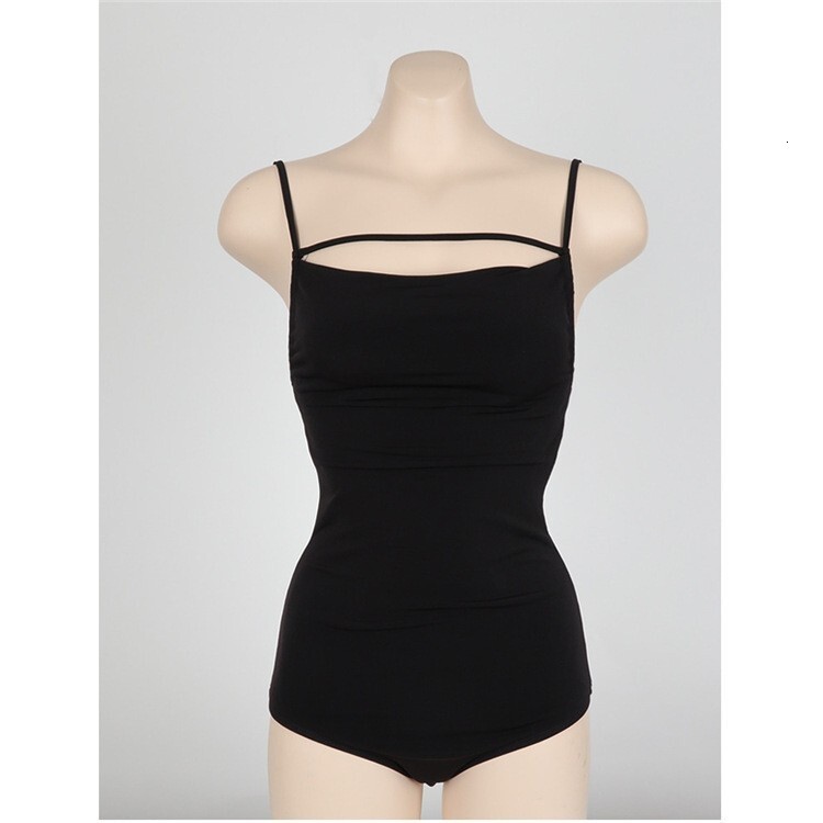 One piece for women, solid color suspender, backless, sexy, pleated, student, covered belly, slimming 2025 new swimsuit