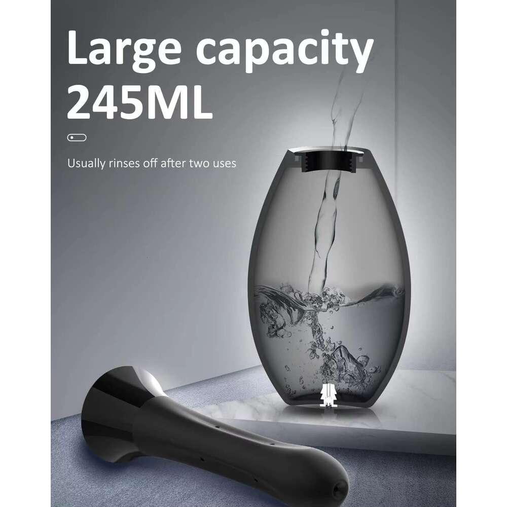 7 Nozzles Shower Hole 245ml Reusable Anus Vaginal Cleaner Kit Sex Toy Anal Cleaning Enema Bulb Douche for Men Women