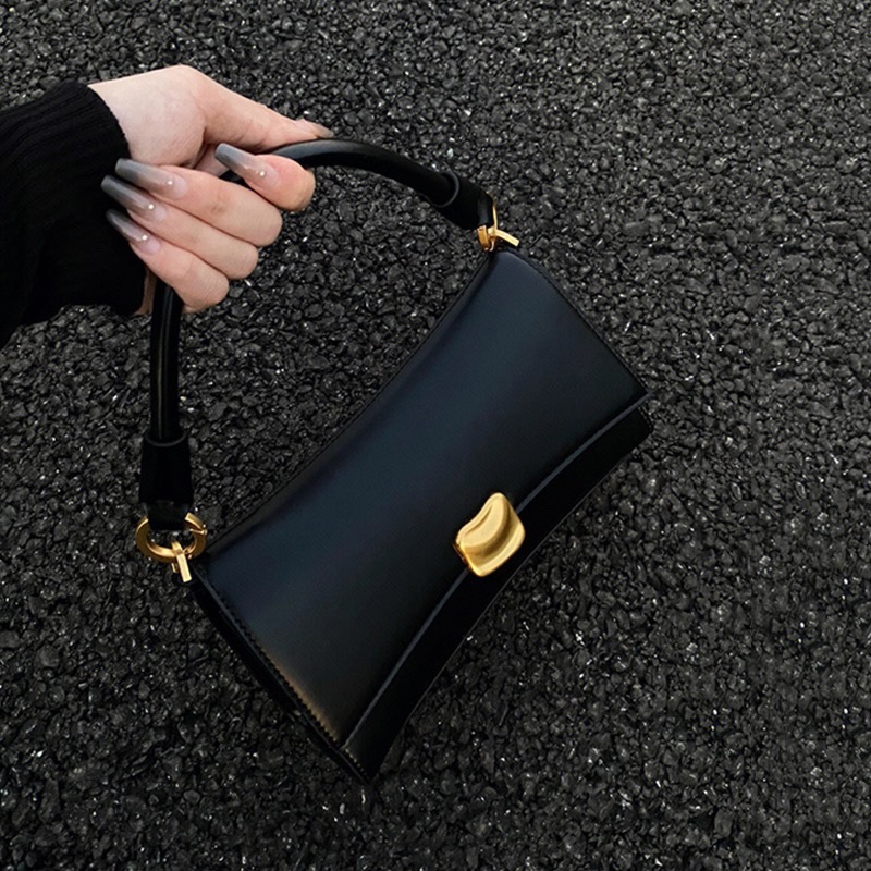 designer bag Black Underarm for Women Summer Trendy High Quality Texture Niche Single Shoulder Handheld Small Square Crossbody Women's Bag