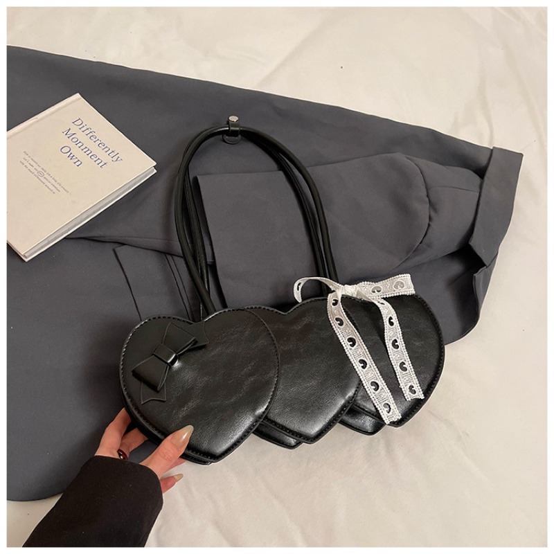 Fashionable Women's Small Love Theme Shoulder Tote for Casual Wear