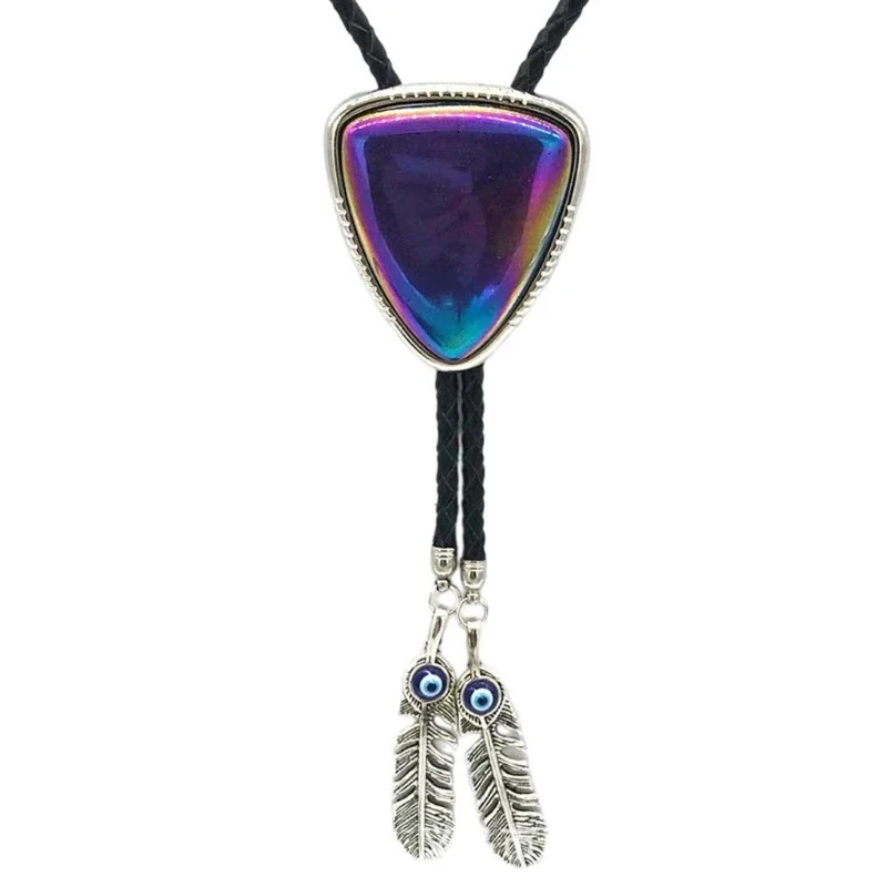 Pendant Bolo Tie Men Western Cowboy Bolo Tie Decorative Tie for Suit 250430