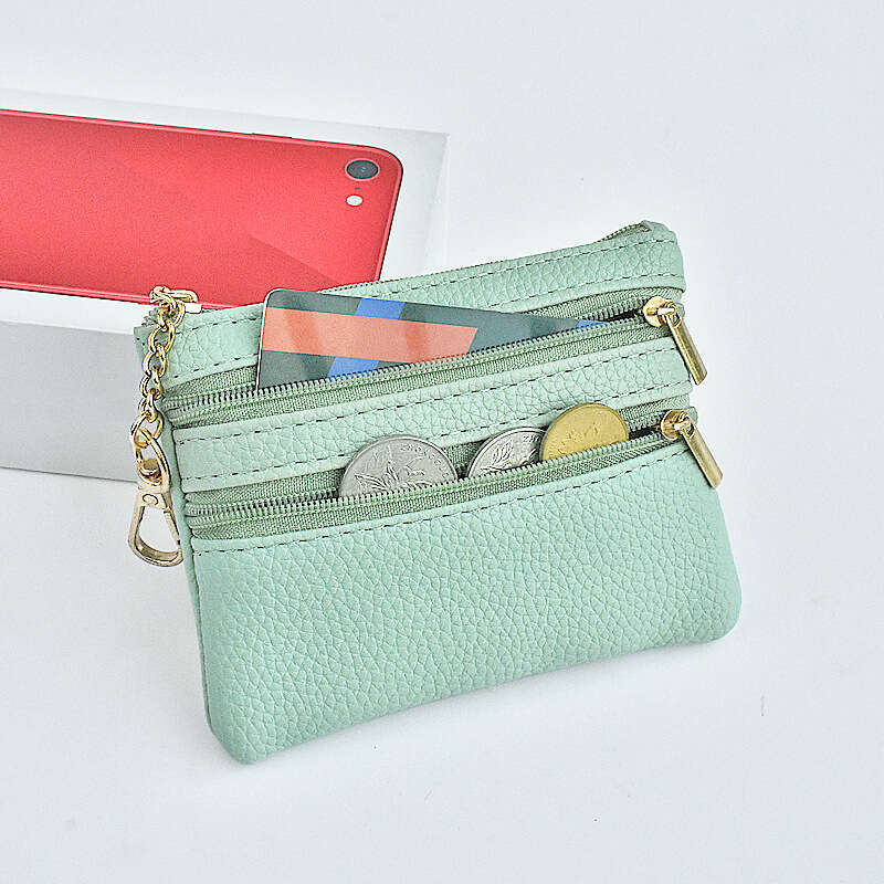 Key new women's hook mini coin purse storage versatile fashion card bag
