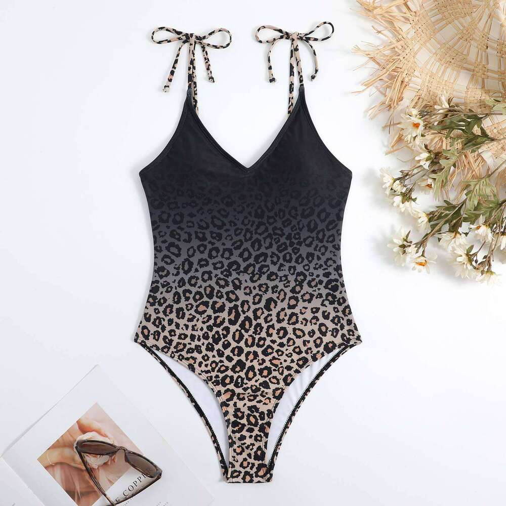 European and American sexy one-piece women's two-piece chiffon skirt swimsuit set 2025 new casual versatile fashion clothing