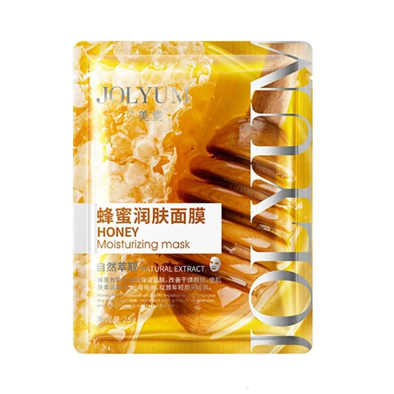 6pcs Fruit Face Mask skincare Hydrating Facial Masks Face Sheet Mask Skin Care Products 250430