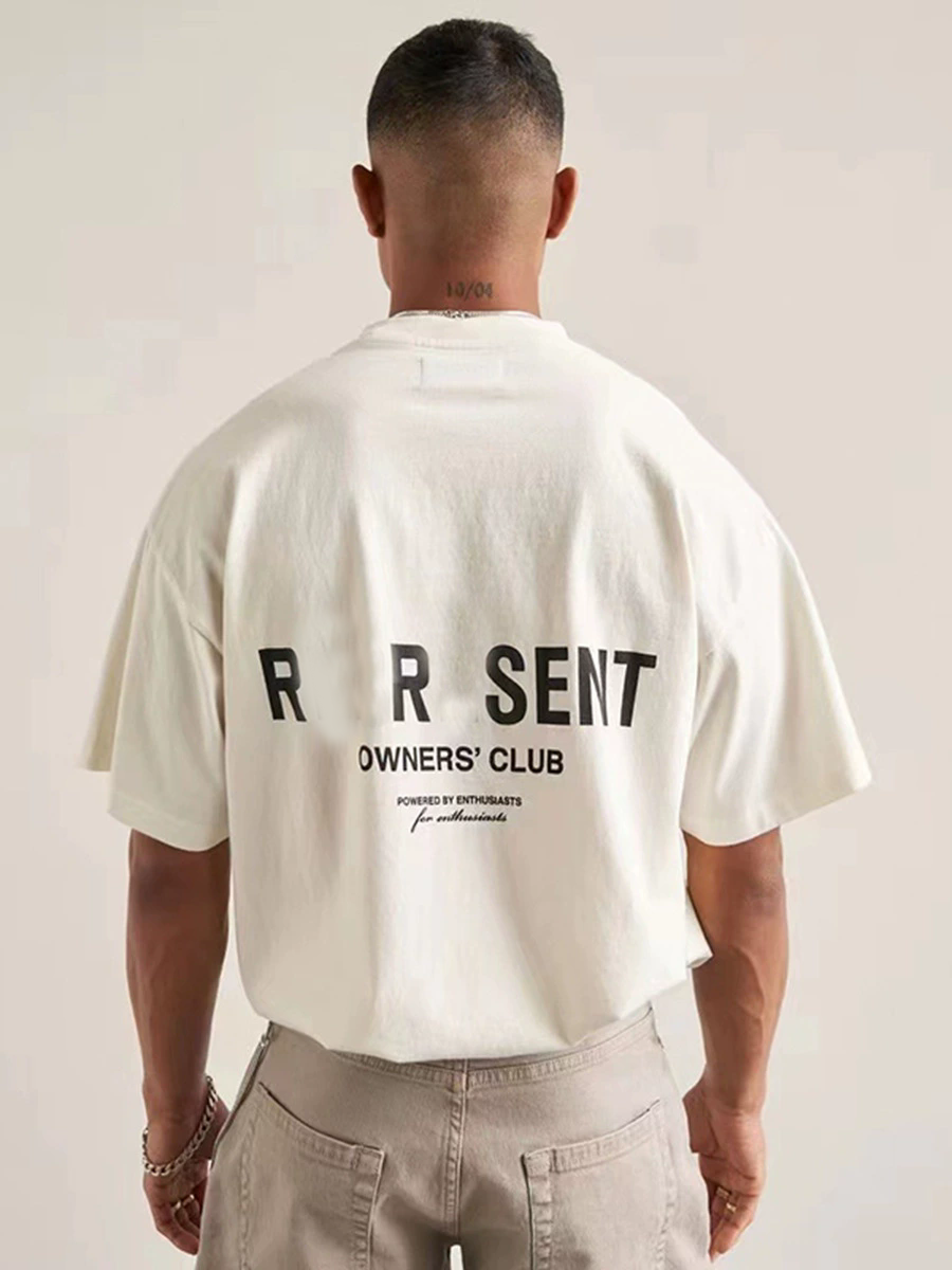 Representers Designer Shirts Mens Retro Hip Hop Slogan Letters Printed Gothic Tee Owners Club High Quality Cotton Short Sleeves T-Shirt Work Wear Color Shirt