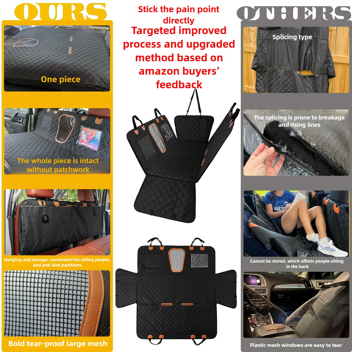 dog mats pets car rear seats car covers pet seats waterproof and dustproof mats 250427