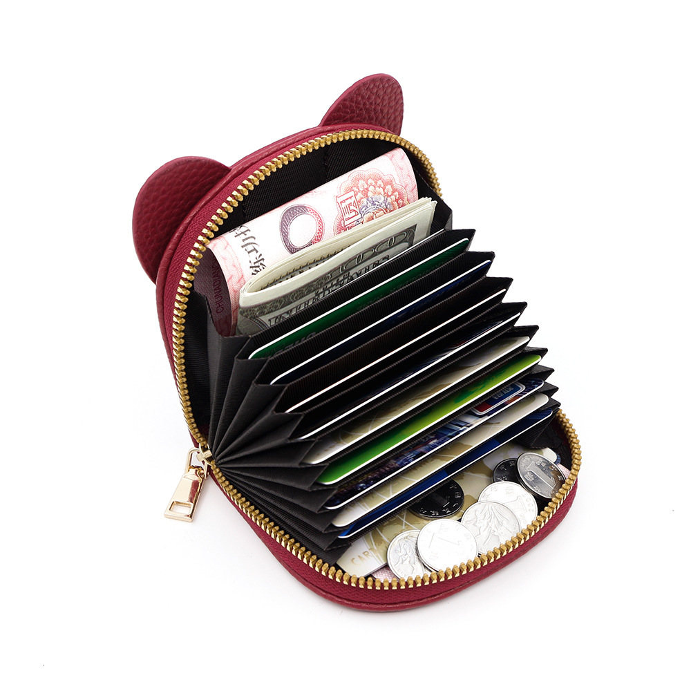 Designer Wallet New Fashion Cute Simple Exquisite Multi Position ID Elephant Style Organ Card Bag Mini Wallet Luxury Wallet Key Pouch
