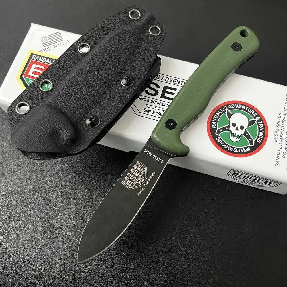 ESEE-5 Multitools Bushcraft Hunting Fixed Blade Knife D2 Steel G10 Handle Outdoor Camping Cutting Tools EDC Tactical Survival Combat Knives 3300 15600