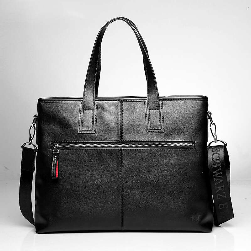 Luxury Bags Designer Fashion Totes Business Top Handle Bags Lightweight Commuter Shoulder Bags Top Cowhide Leather Premium Feel Men's Leather Bri