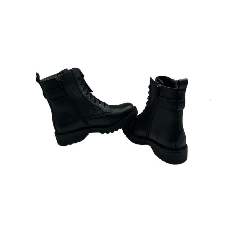 Men's Classic Black HighTop Work Boots Durable Non-Slip Outdoor Casual Shoes Okimoz