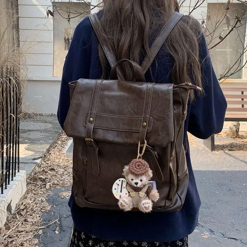 Designer Bag 2025 College Style Retro College Student Class Backpack Mailman Bag Luxury Bag
