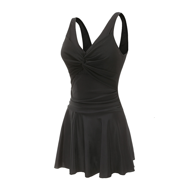 2025 new swimsuit women's summer conservative one-piece slimming, covering flesh stomach, soaking in hot springs and seaside sexy swimming outfit