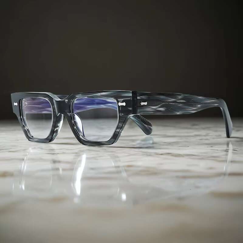 High Quality Rectangular Thick Men's Acetate Fashion Optical Eyeglass Frame