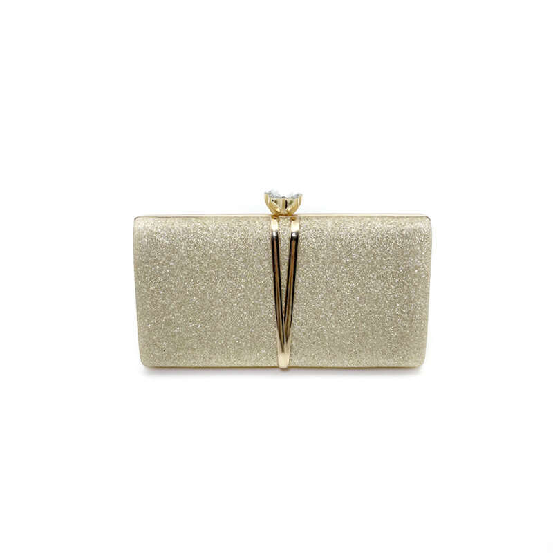 Dinner Bag Fashion Bright Leather Herringbone Handheld Party Banquet Evening Dress Bag KQ